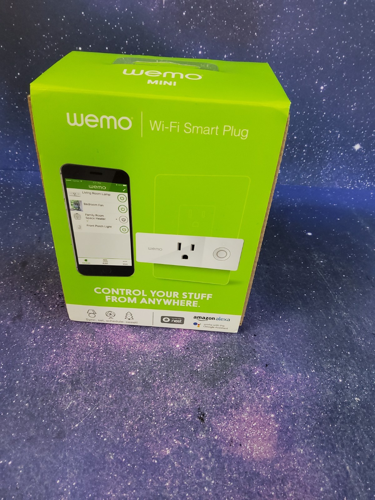 Belkin WEMO Smart Outlet Plug Wi-Fi Enabled - White (F7C063)