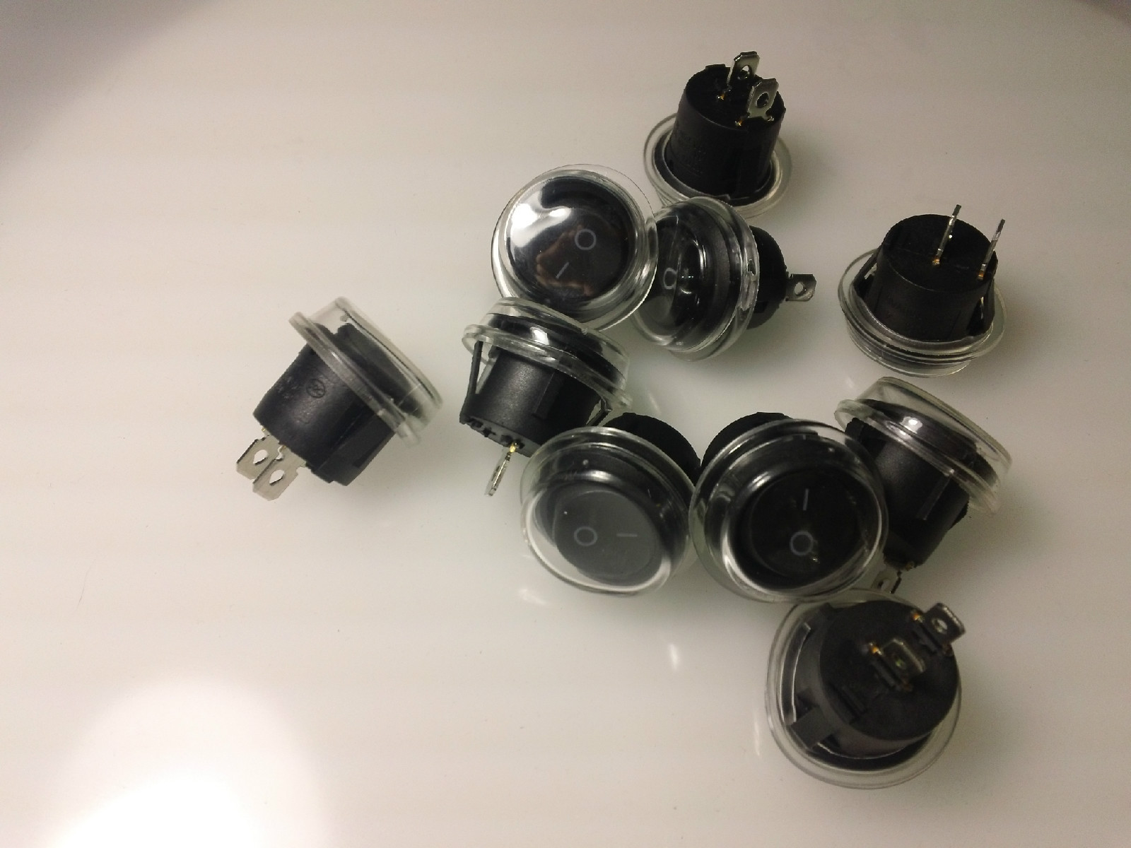 2 qty Weatherproof - Switch - SPST Toggle 2 wire hookup simple 12v DC JET Ski FS
