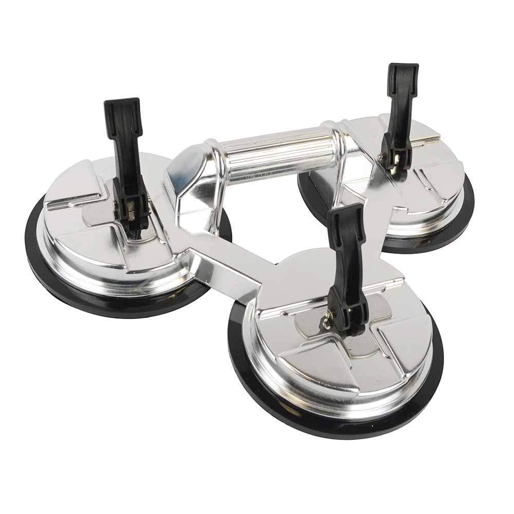 6 Inch Diameter 3 Jaw Glass, Dent & Metal Puller Suction Cups / Plate - BR87100