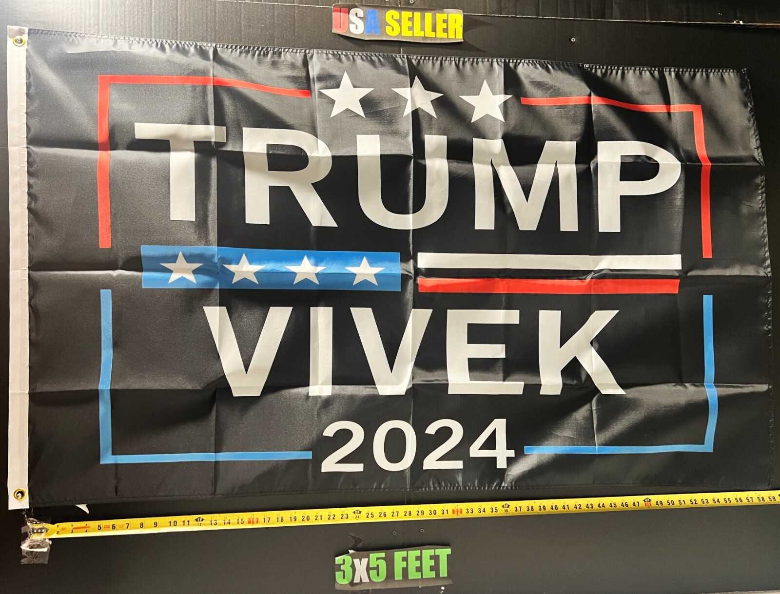 Donald Trump Flag FREE USA SHIP MS24b Vivek Ramaswamy Save America USA Sign 3x5'