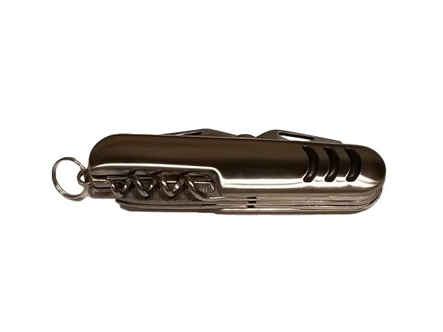2-Pk Stainless Multi Tools 7-in-1 Pocket Knife Can Opener Corkscrew Scissors