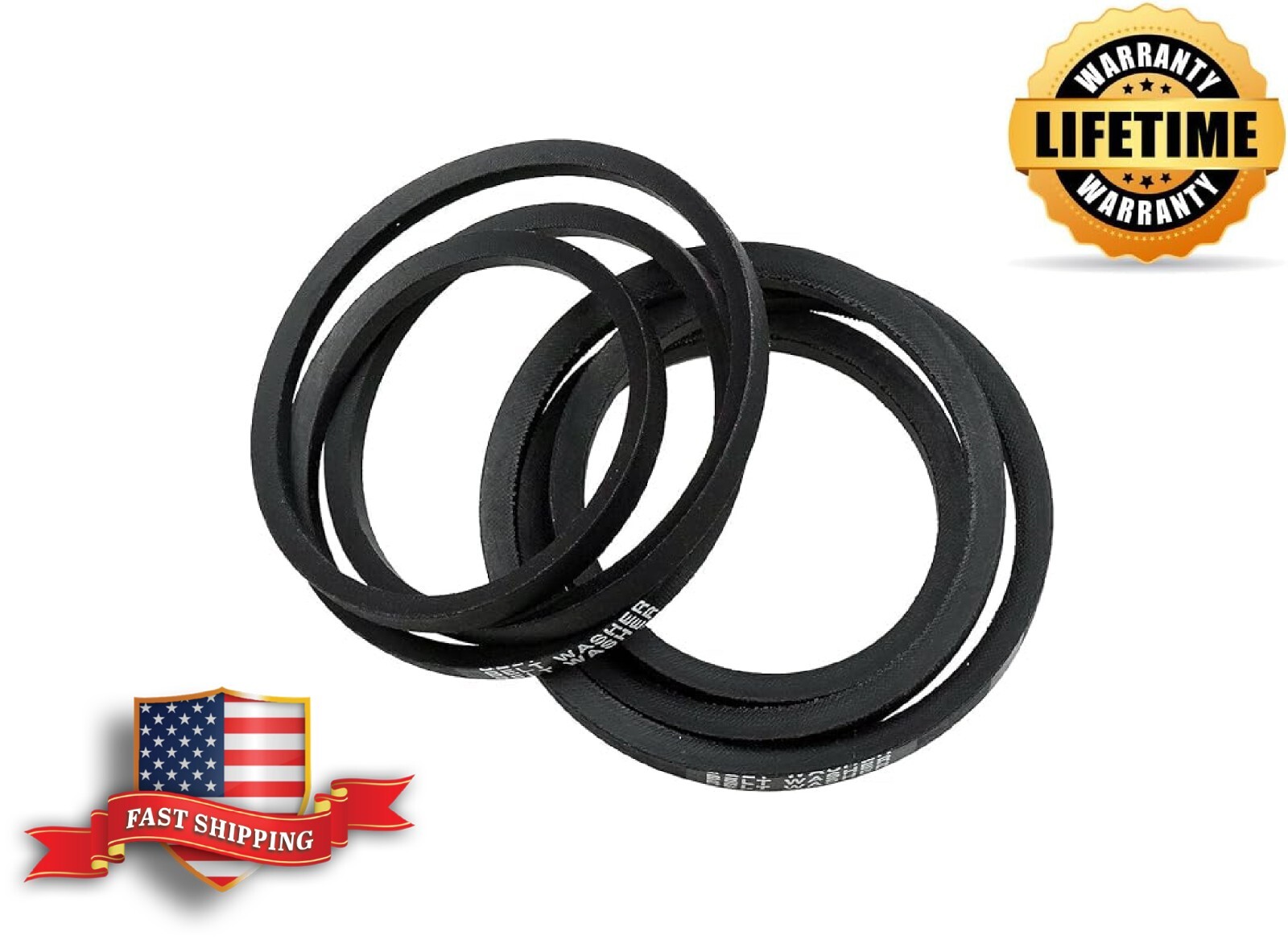 LIFETIME WARRANTY NEW 12112425 Maytag Washer DRIVE & PUMP Belts Set