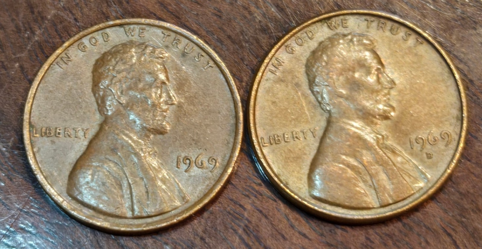1969 P D Lincoln Memorial Cent - BN - CIRCULATED - FREE SHIPPING    ( V1 )