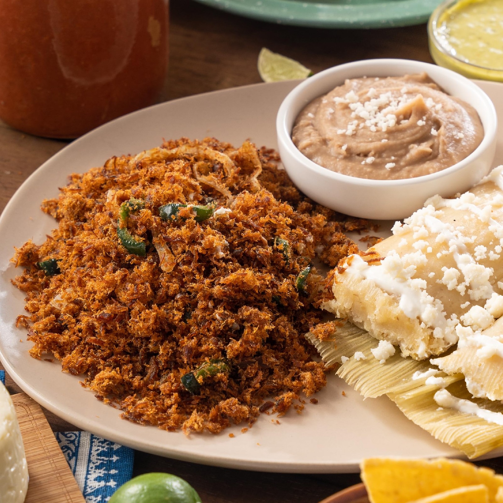 Dried Shredded Beef Machaca, 3.5 oz - Flavorful Mexican Meat Snack