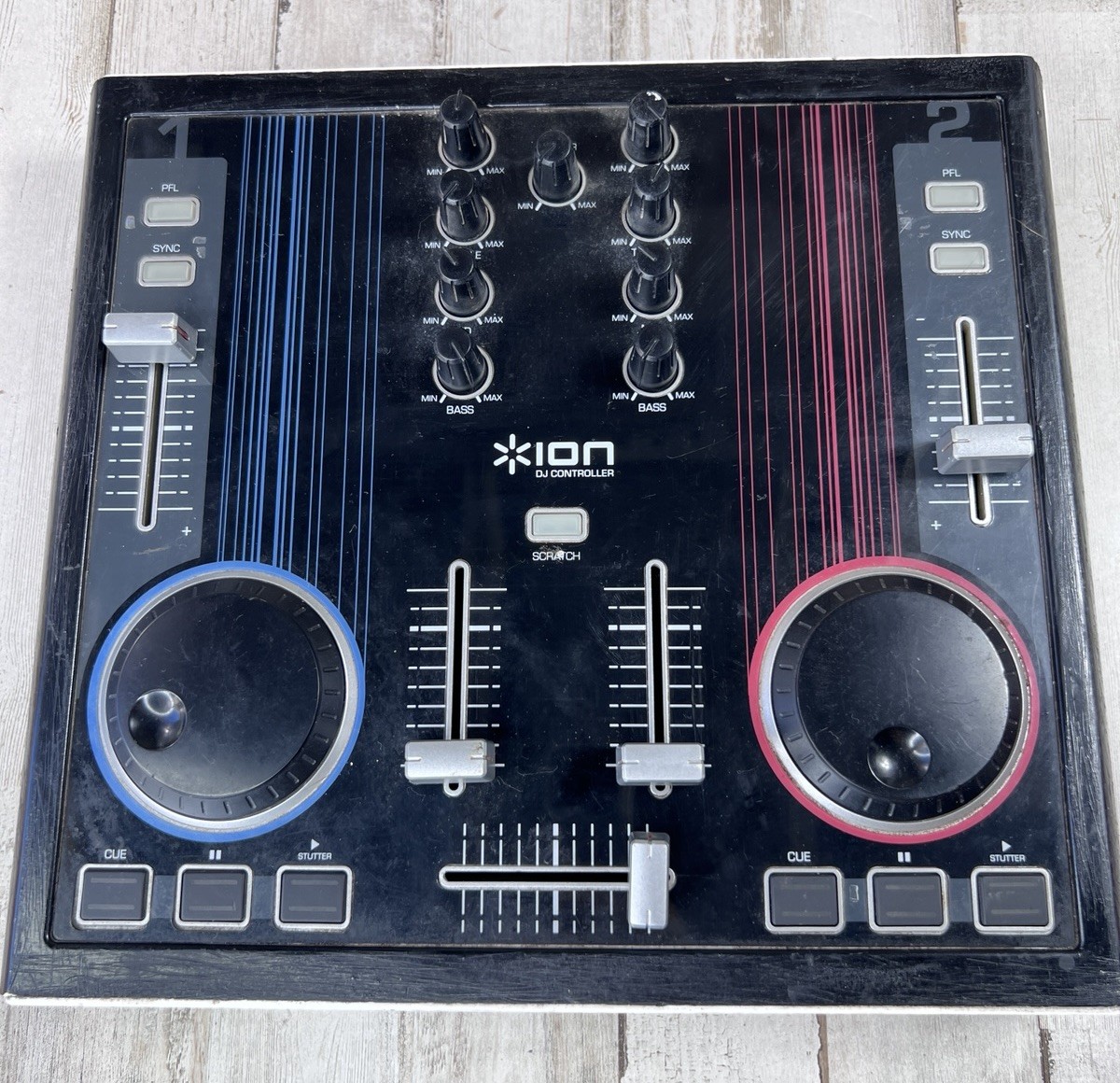 Ion Control DJ Double Mixing Deck w/ USB Cable (Missing AC Adapter)