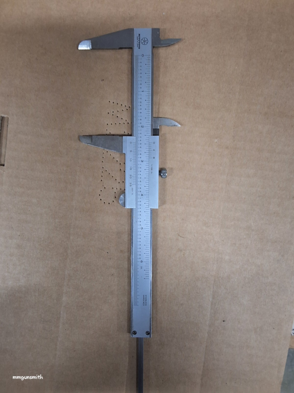 Mitutoyo .001" vernier caliper. SS