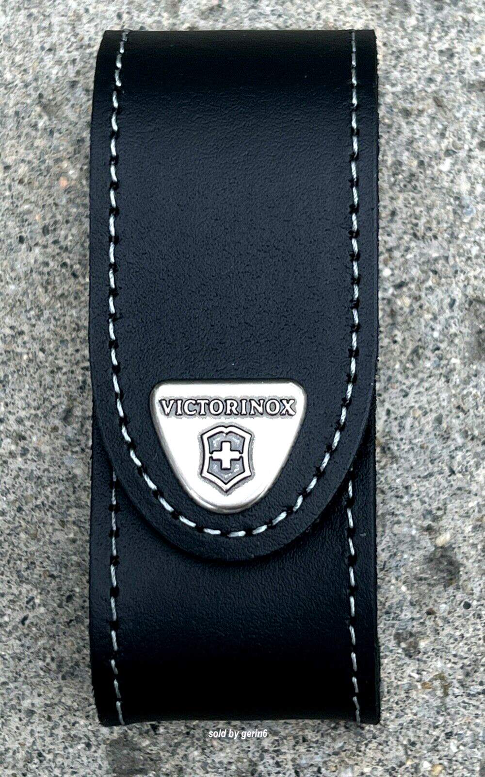 Swiss Army Leather Knife Belt Pouch For Victorinox 91mm Knives 4.0520.3, New