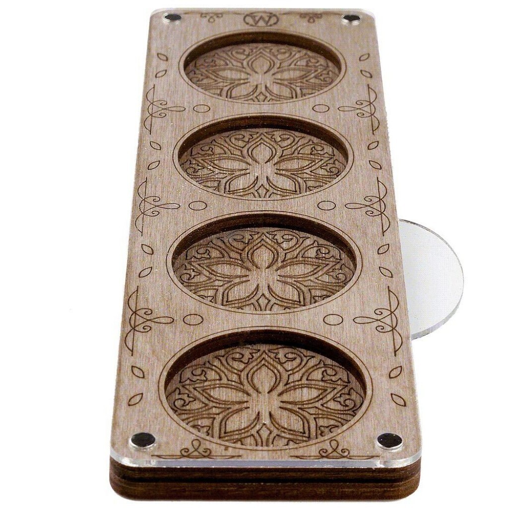 Plywood Bead Organizer Multiple cells Needlework storage organizer