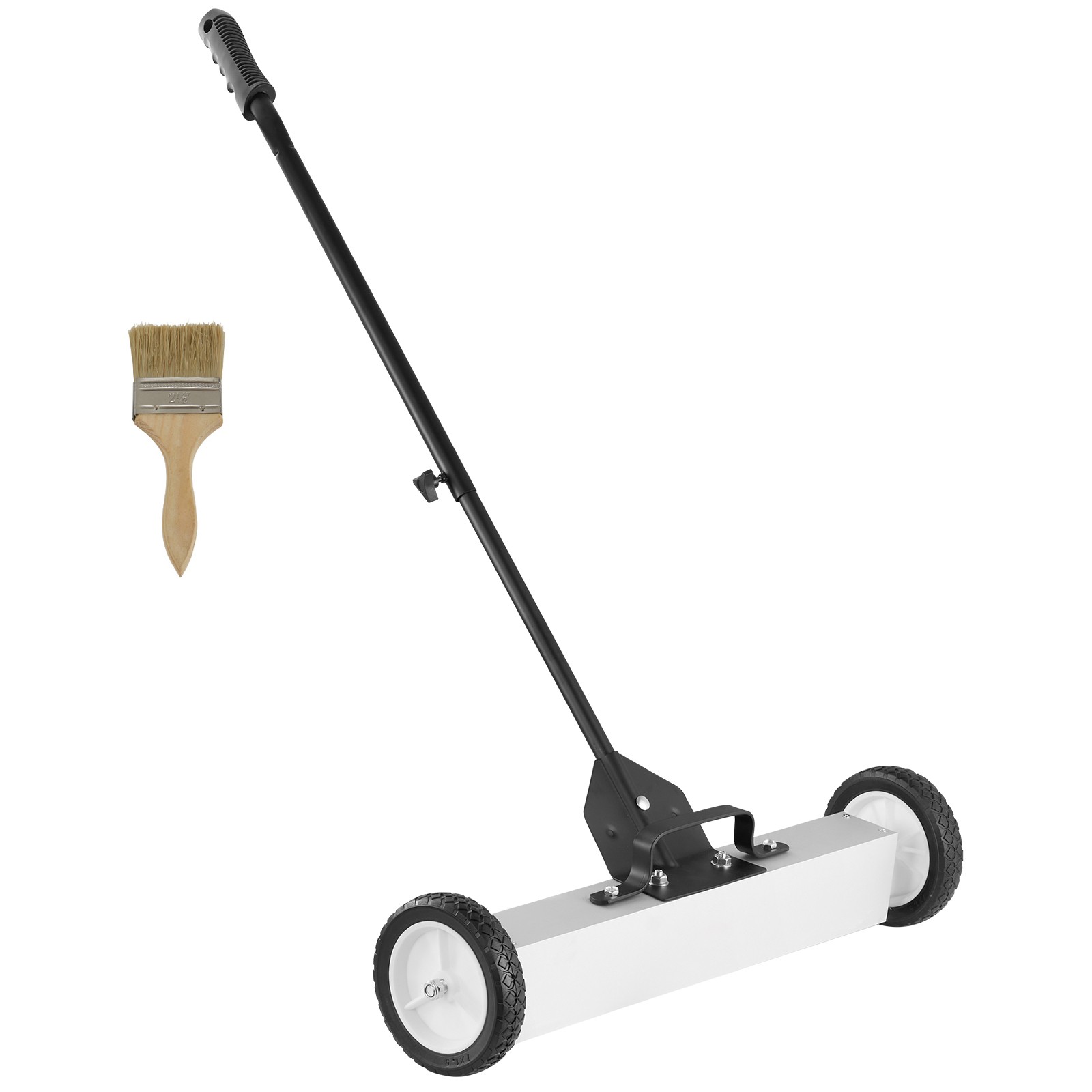 24“ Telescoping Magnetic Sweeper Pickup Tool 50lbs Screws Nails Metals Finder