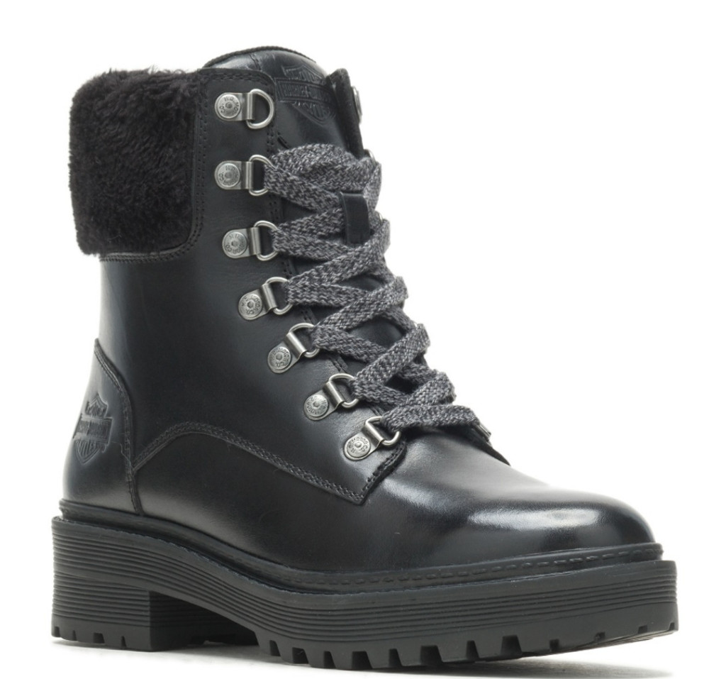 Harley-Davidson Women's Anderdon Black 6-Inch Boots Size 6.5 D87258/0612