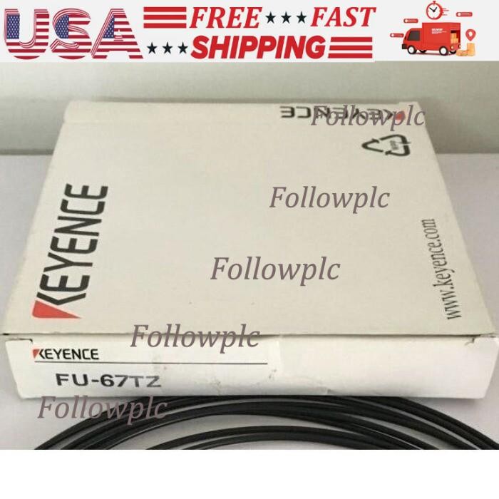 Keyence FU-67TZ Fiber Optic Sensor FU67TZ Digital Fiber Unit US Free TAX