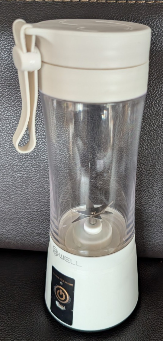 B-well Electric, Portable Blander, White, USB Rechargable