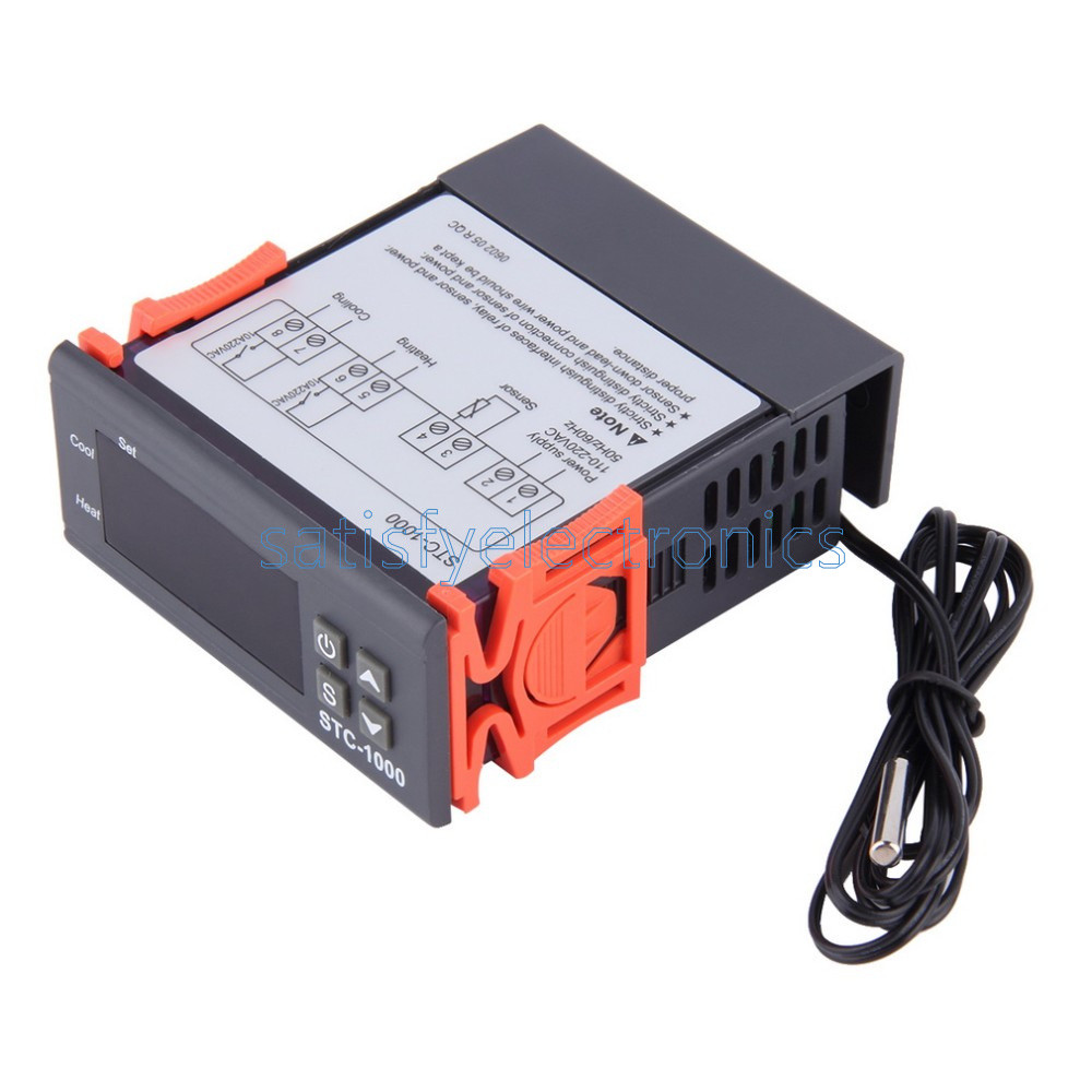 AC DC 24V All-Purpose STC-1000 Digital Temperature Control Controller Sensor