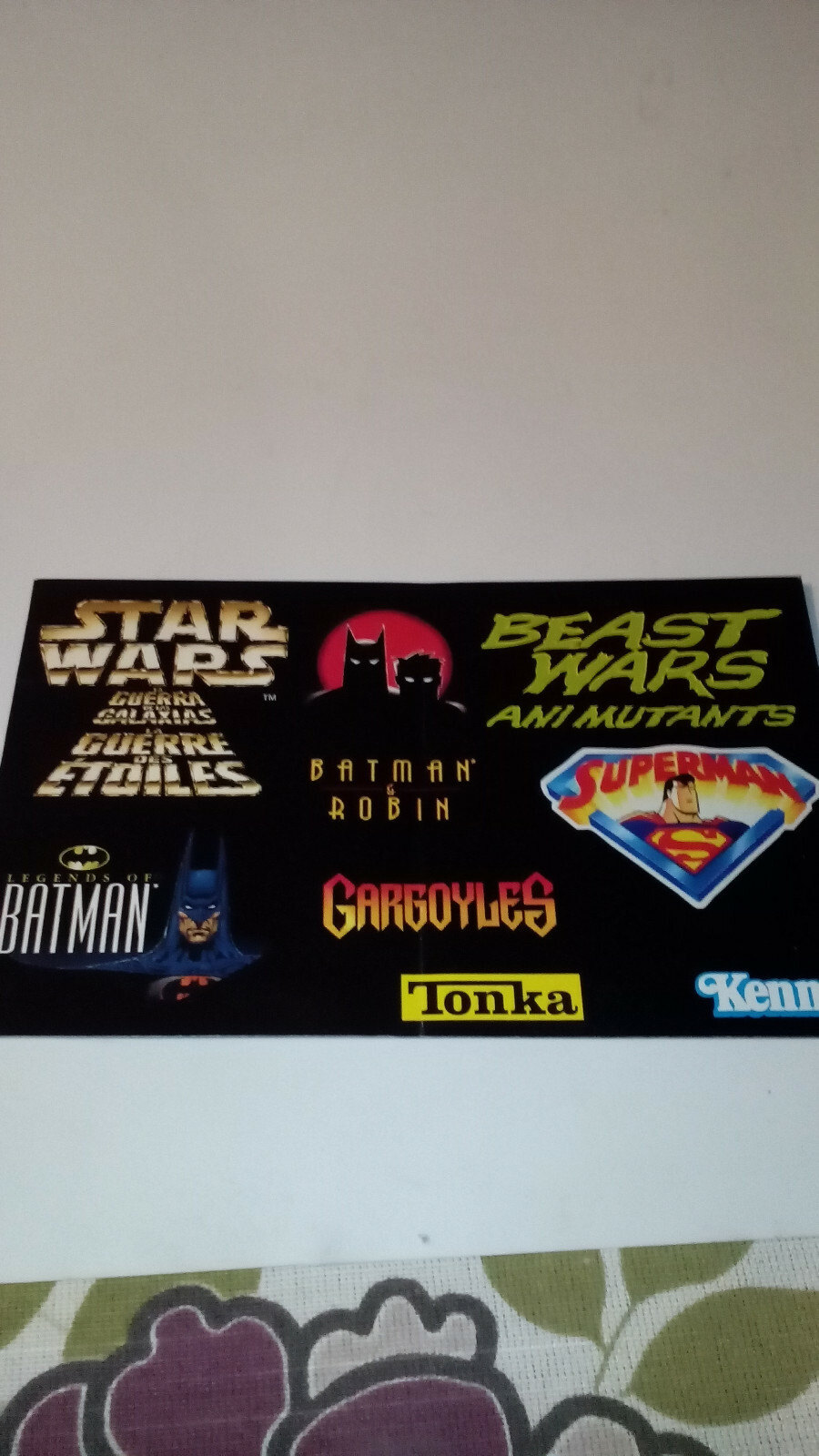 Batman Kenner Action Figures Booklet, Toy Guide Brochure 1996
