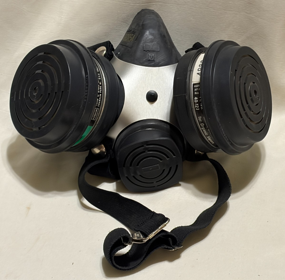 Vintage Binks Paint Spray Respirator Twin Cartridge Model 40-128 Opened Box