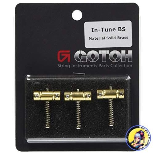 GOTOH Telecaster Bridge Saddles 3 Pack Brass PSS-ITB In-TuneBS