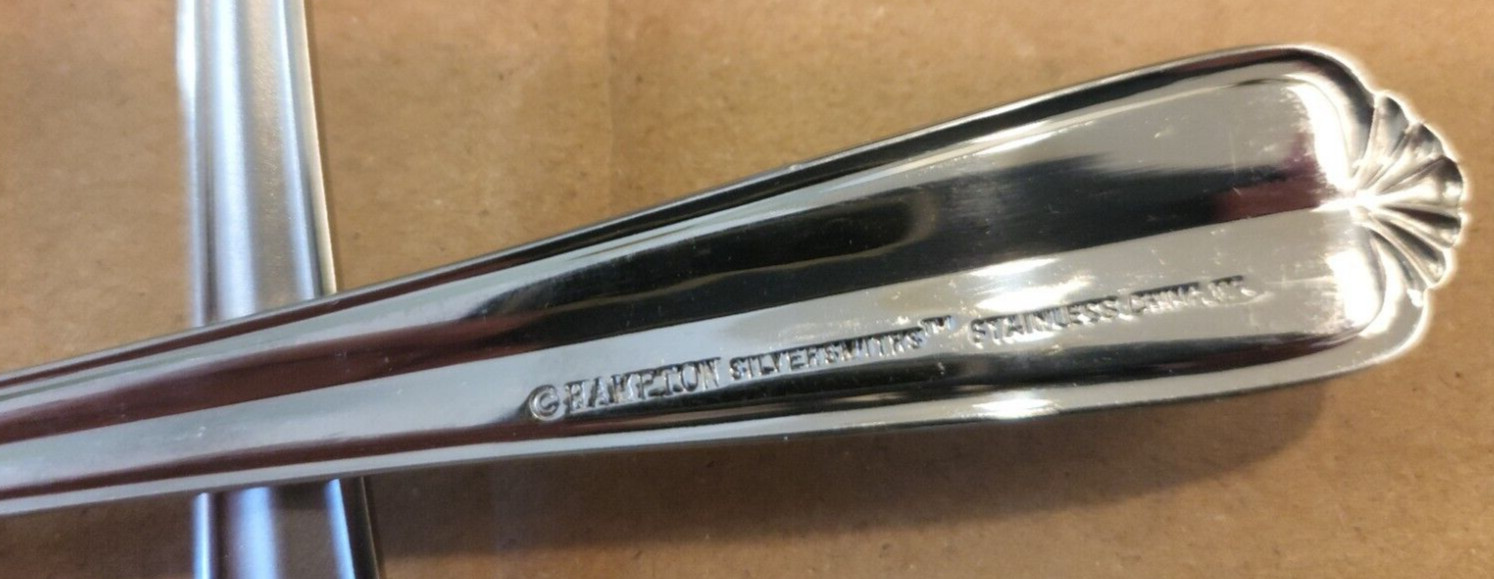 (4) Four Stainless Hampton CHARLOTTE Dinner Forks 8"