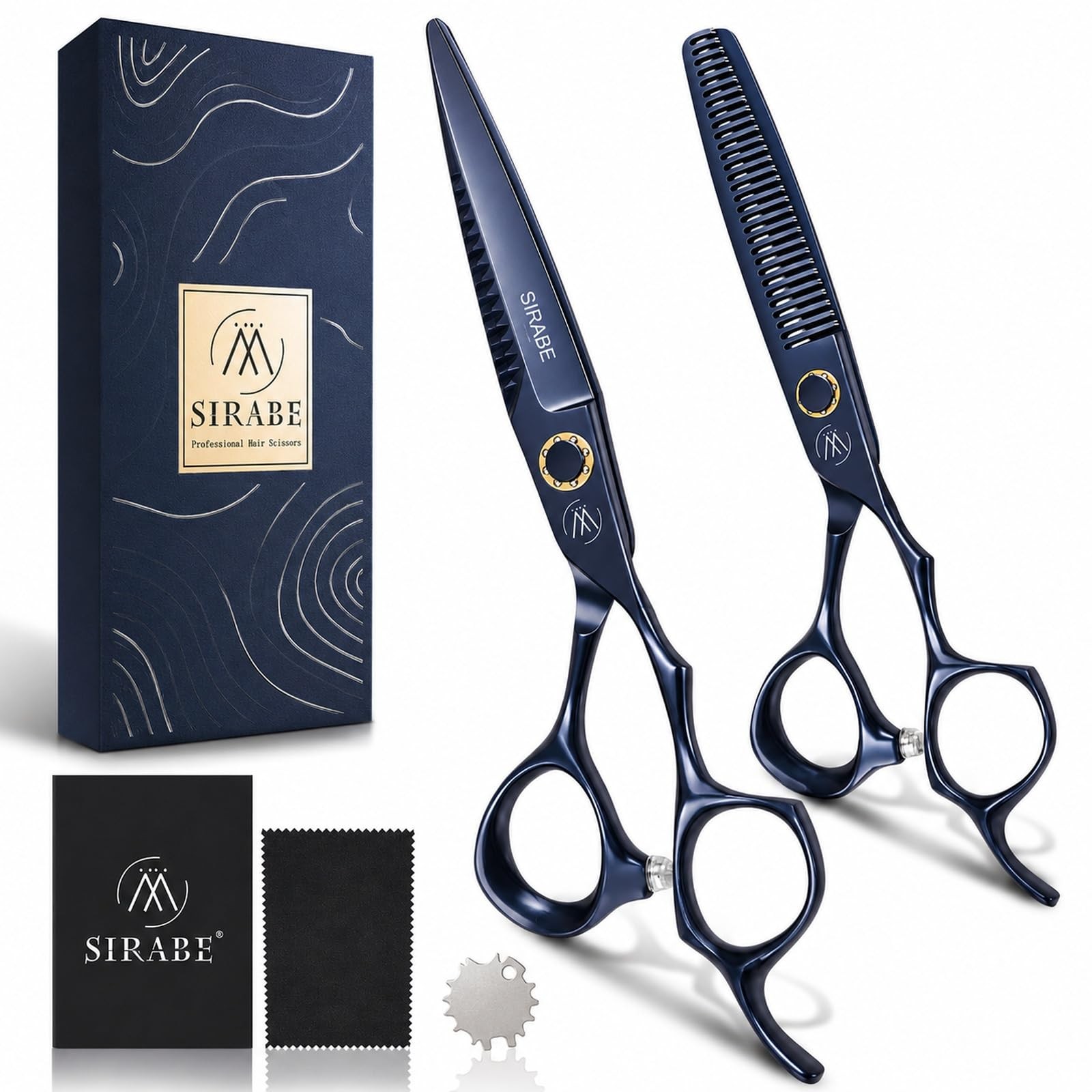 Sirabe Hair Cutting Scissors High-End Professional Hair Cutting Kit Japanese