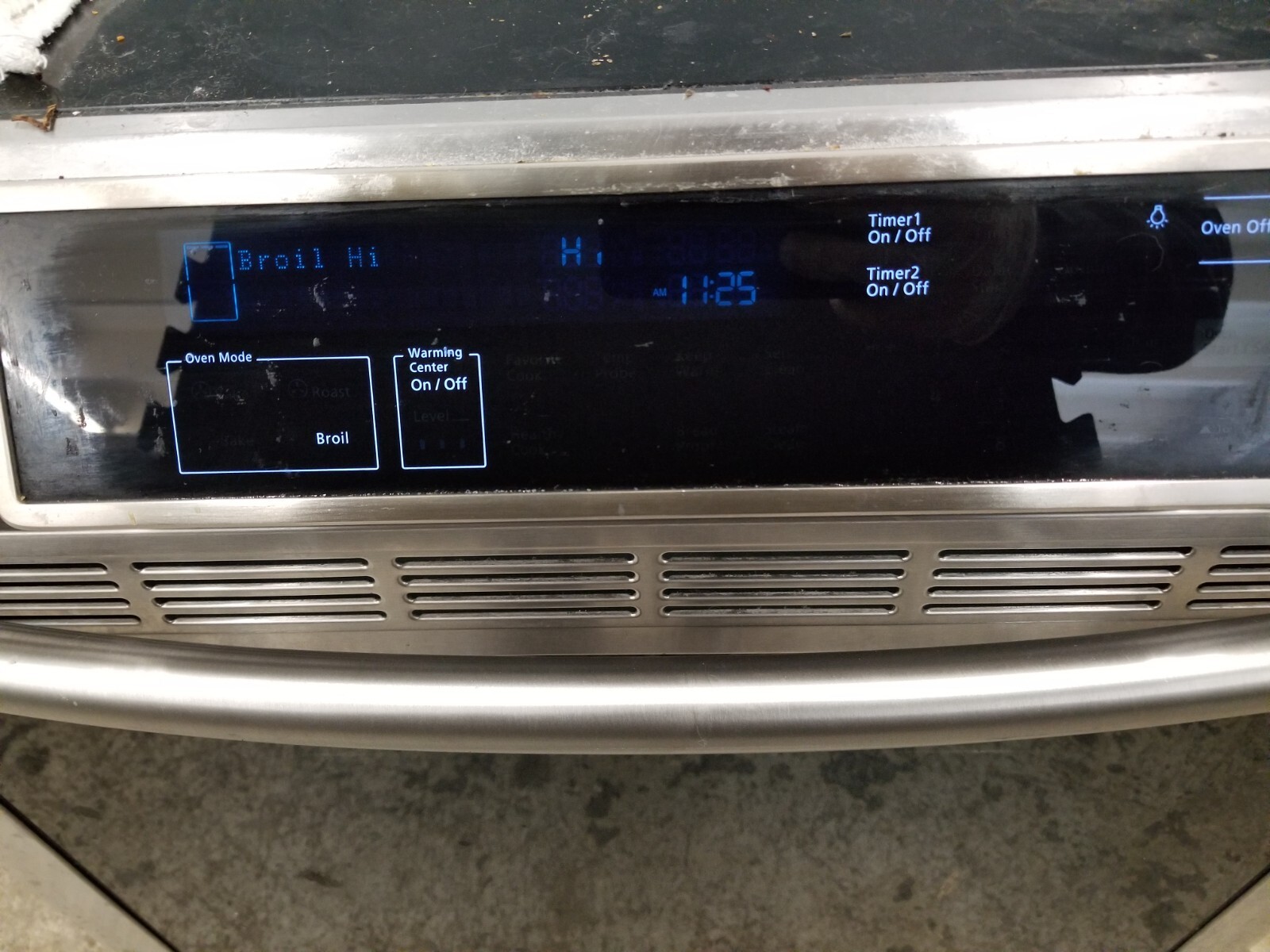 Genuine SAMSUNG Range Oven Display Board # DE96-01027A