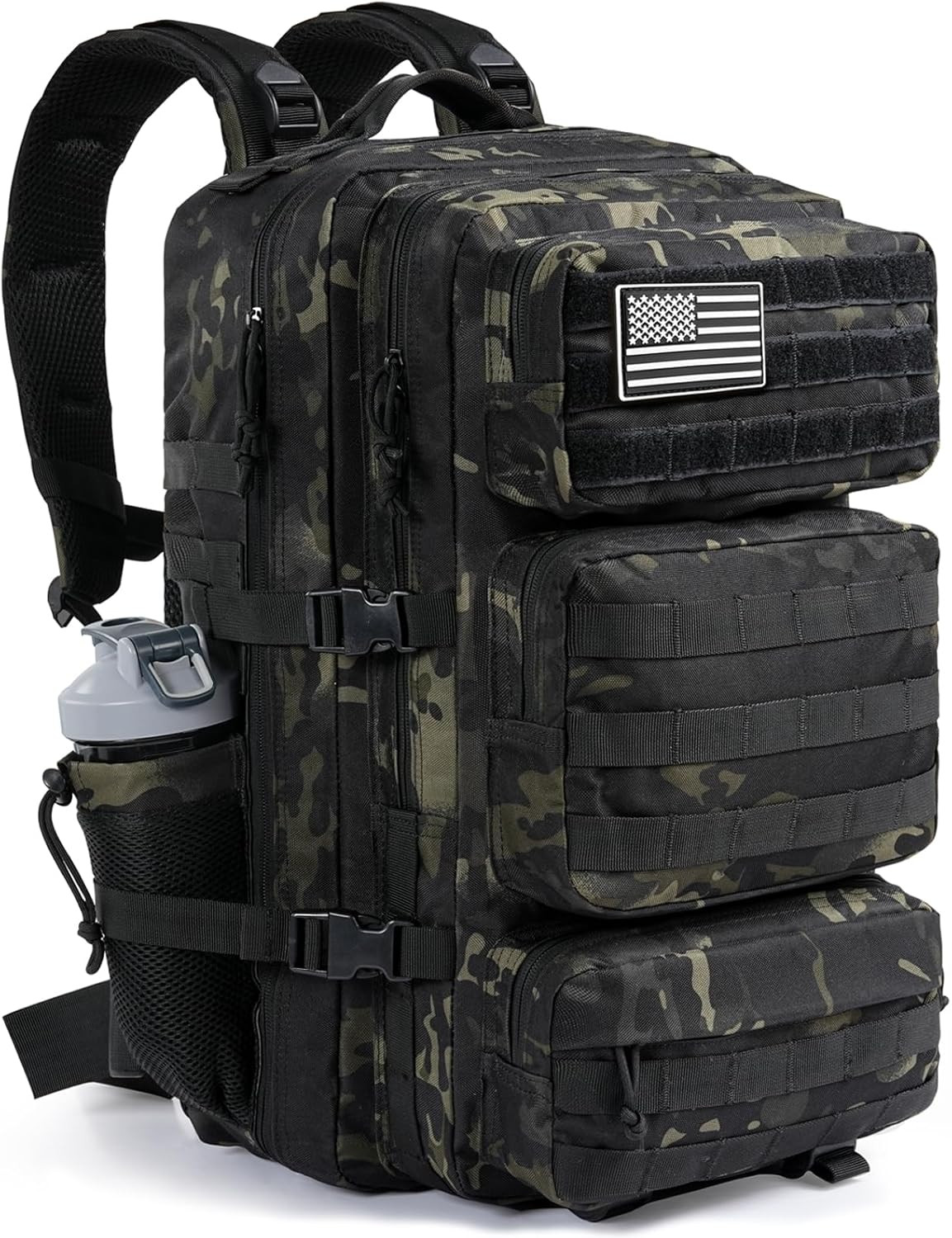 Military Tactical Backpack 50L Large Day Backpack for Men Molle Army 3 Days Assa