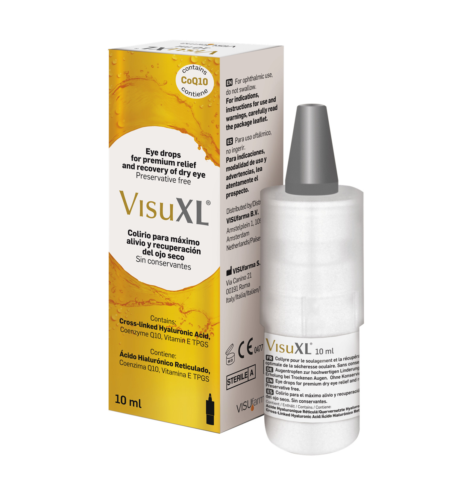 VisuXL Eye Drops For Premium Relief and Recovery of Dry Eye 10ml