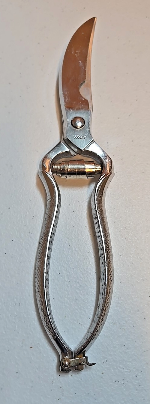 Vintage Stainless Steel Poultry Shears; Italy