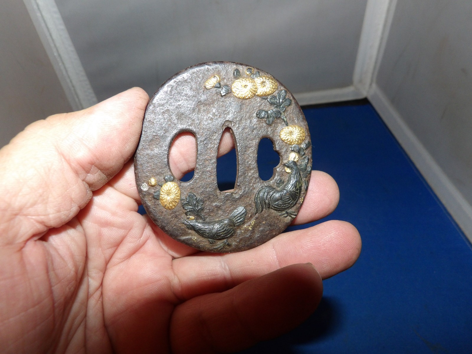 Vintage Samurai Sword Iron Hand Guard