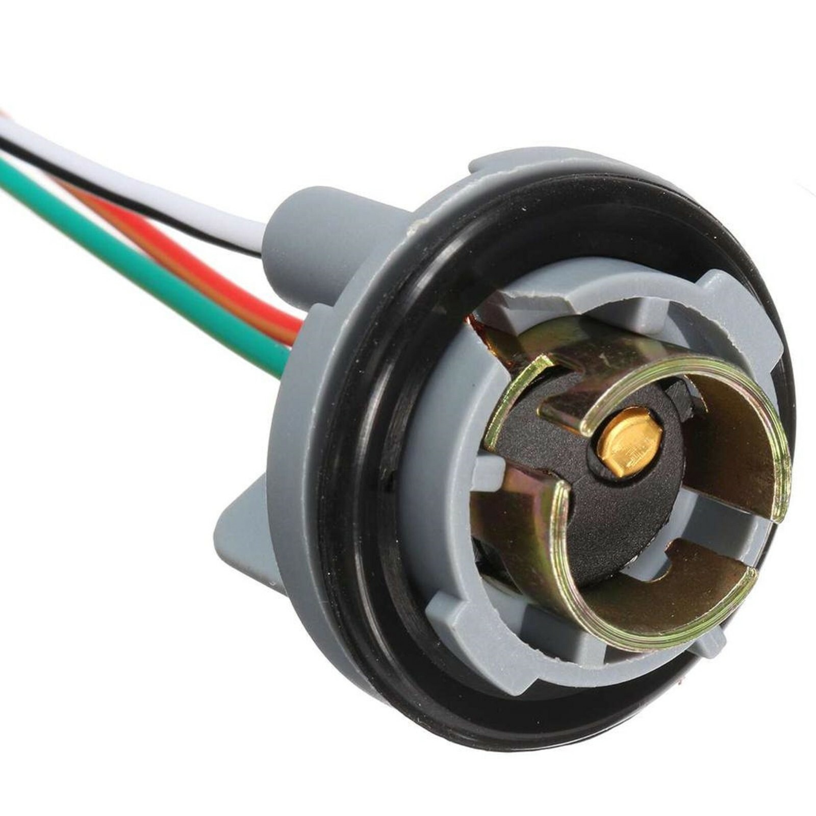 Universal Pigtail Wire Female Socket 1157 U Two Harness Back Up Reverse Lamp OE