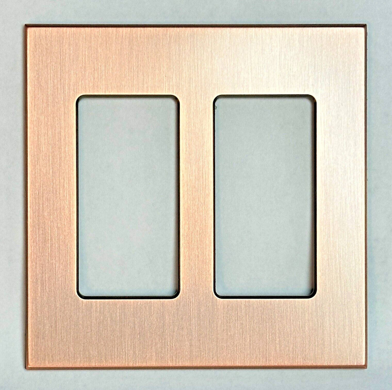 LUTRON FP-WBX2-MLMT2 WALLPLATE, 2 Gang-Architectural-Bronze-NEW OPEN BOX