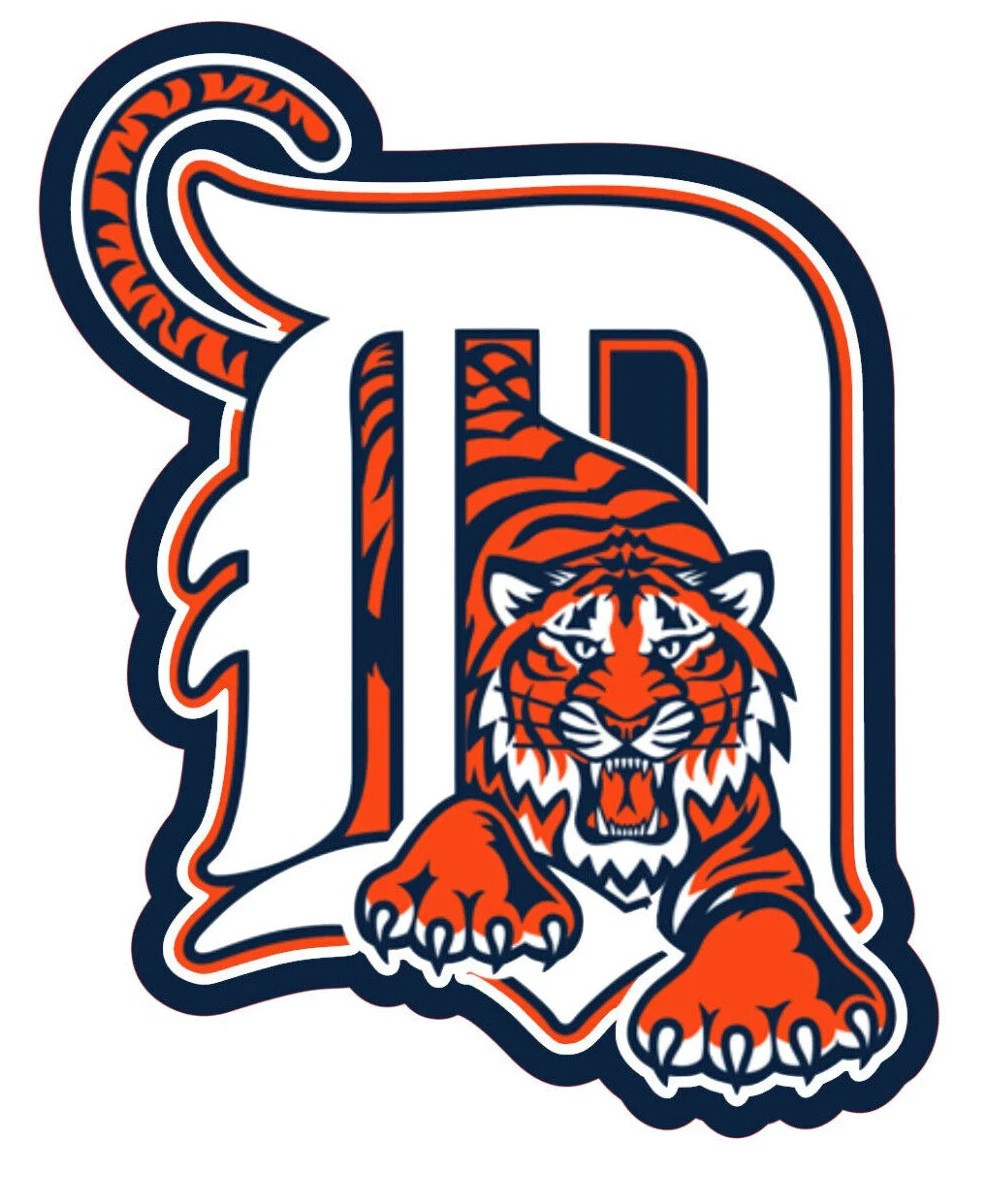 Detroit Tigers Logo Vinyl Decal Sticker Car Window Laptop Bumper Sticker