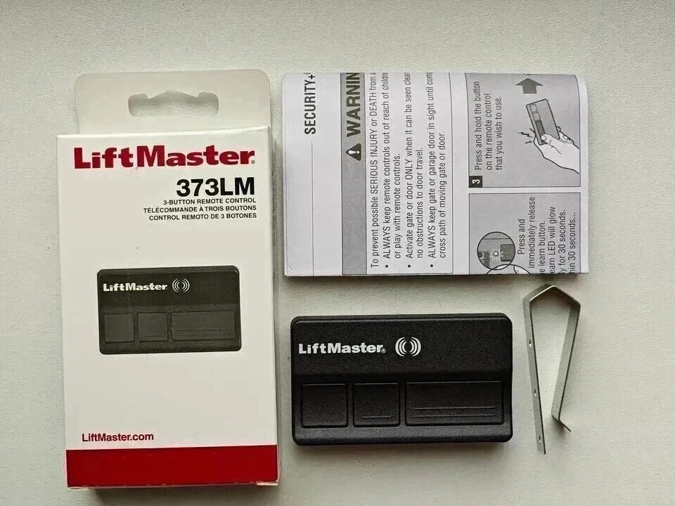 25 Pack LiftMaster 373LM Security+ 3 Button Garage Door Opener Remote Control