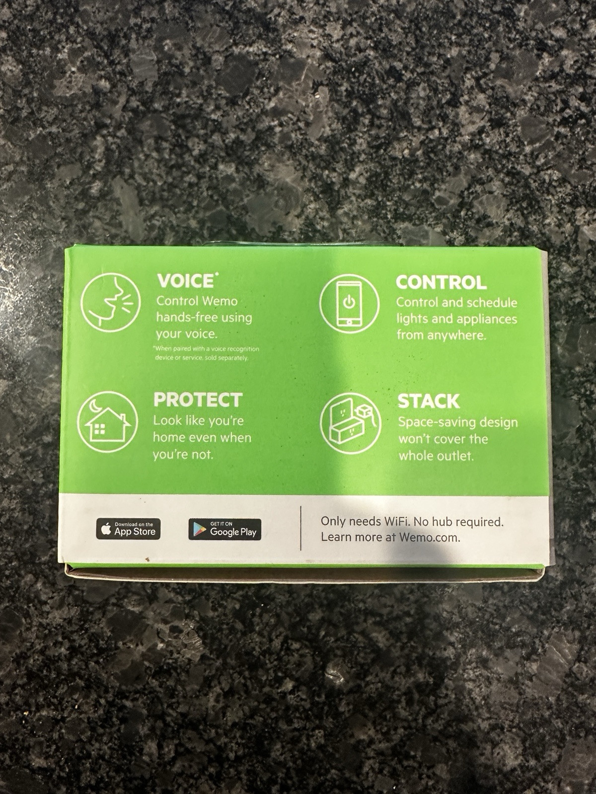 WeMo WiFi Enabled Mini Smart Plug - White (F7C063)