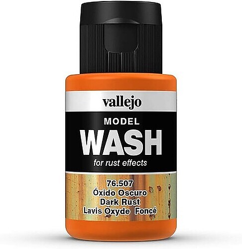 Vallejo Dark Rust Model Wash (35ml Bottle) - Hobby and Model Acrylic Paint