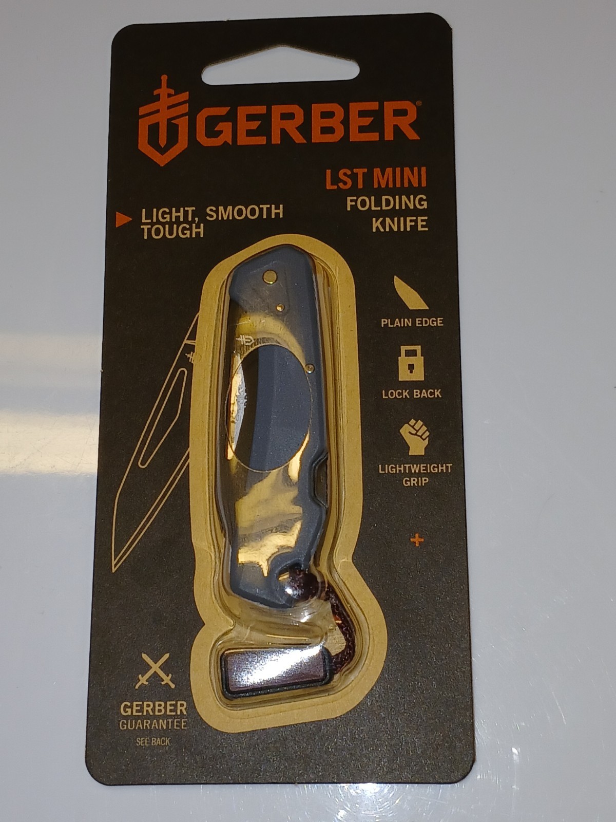 NEW Gerber L.S.T. Mini Folding Knife: 2.65 in. closed length (Grey) 1074537