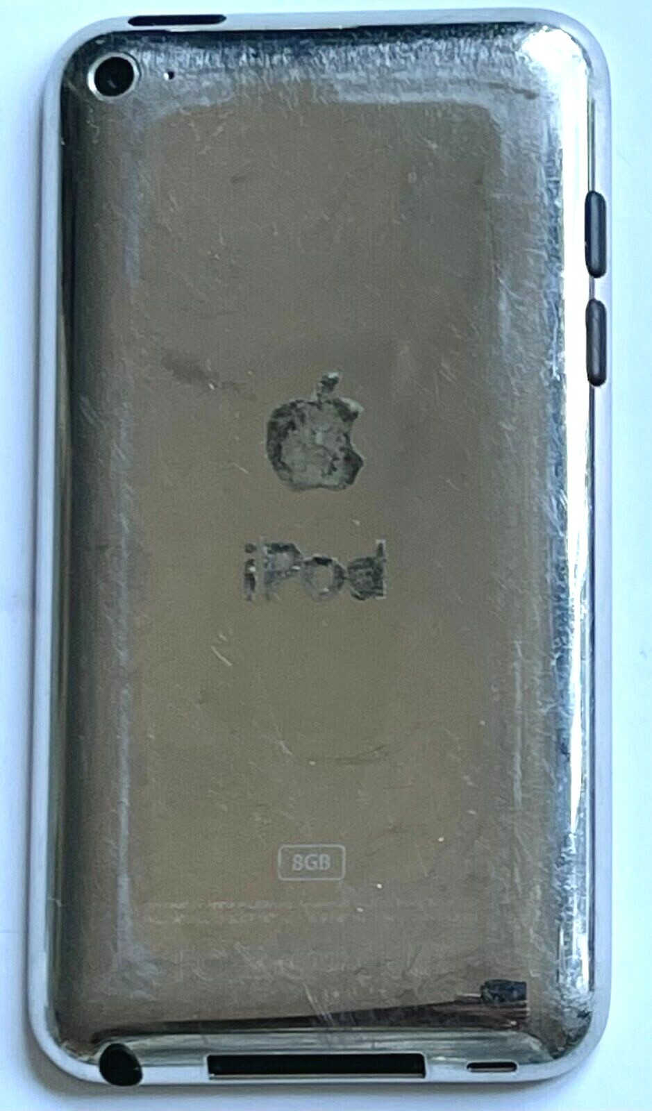 APPLE A1367 iPOD TOUCH 8GB SILVER 4th GENERATION MEDIA PLAYER ~ WORKING