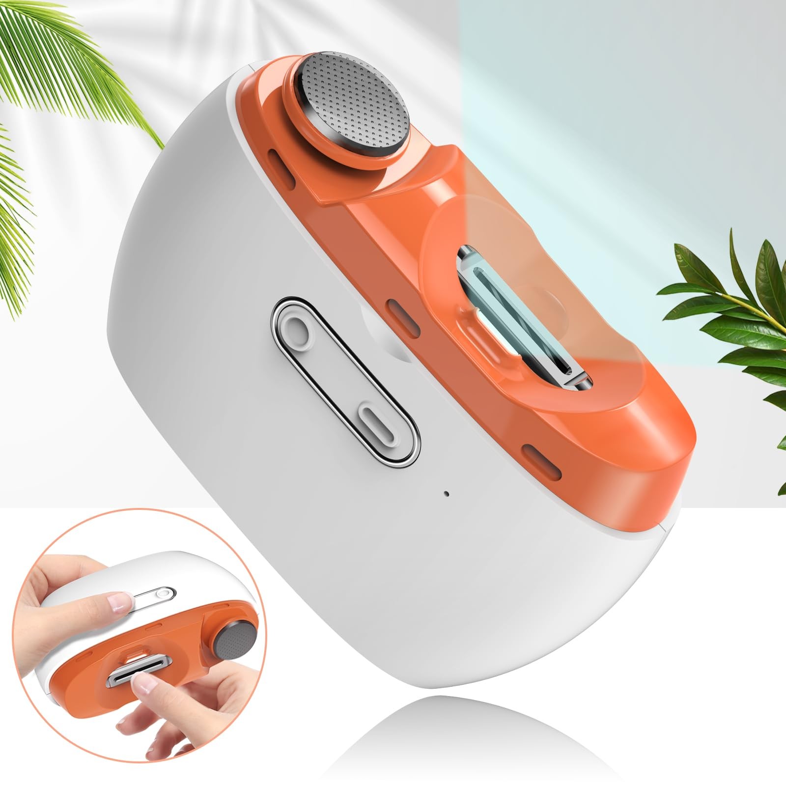 Amoladora de uñas automática, cortaúñas eléctrico automático recargable