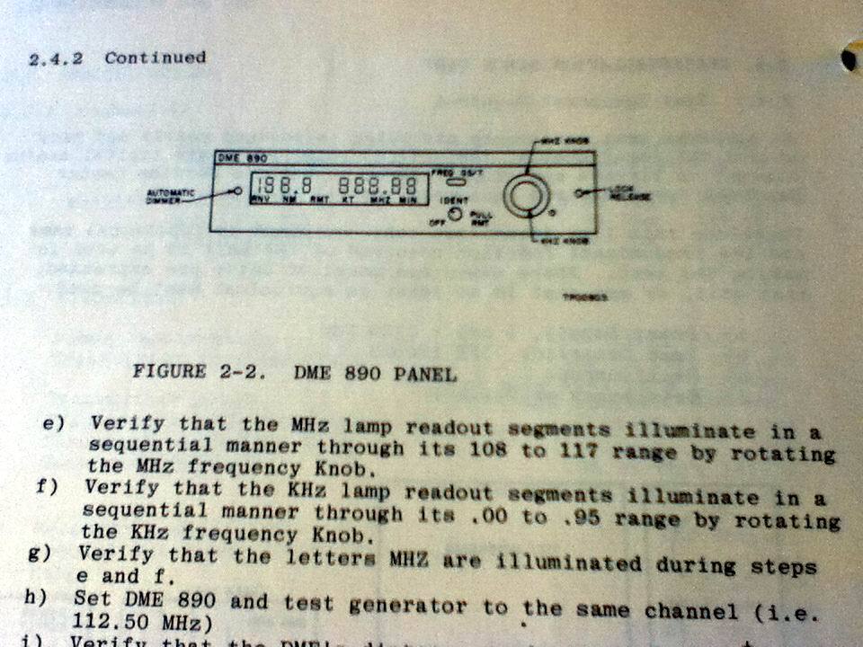 Narco DME 890 Install Manual