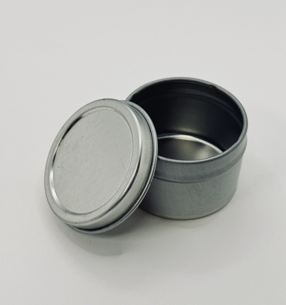 120-Pk 1 oz Deep Tin Plate with Slip Cover 1" x 1-1/2" dia