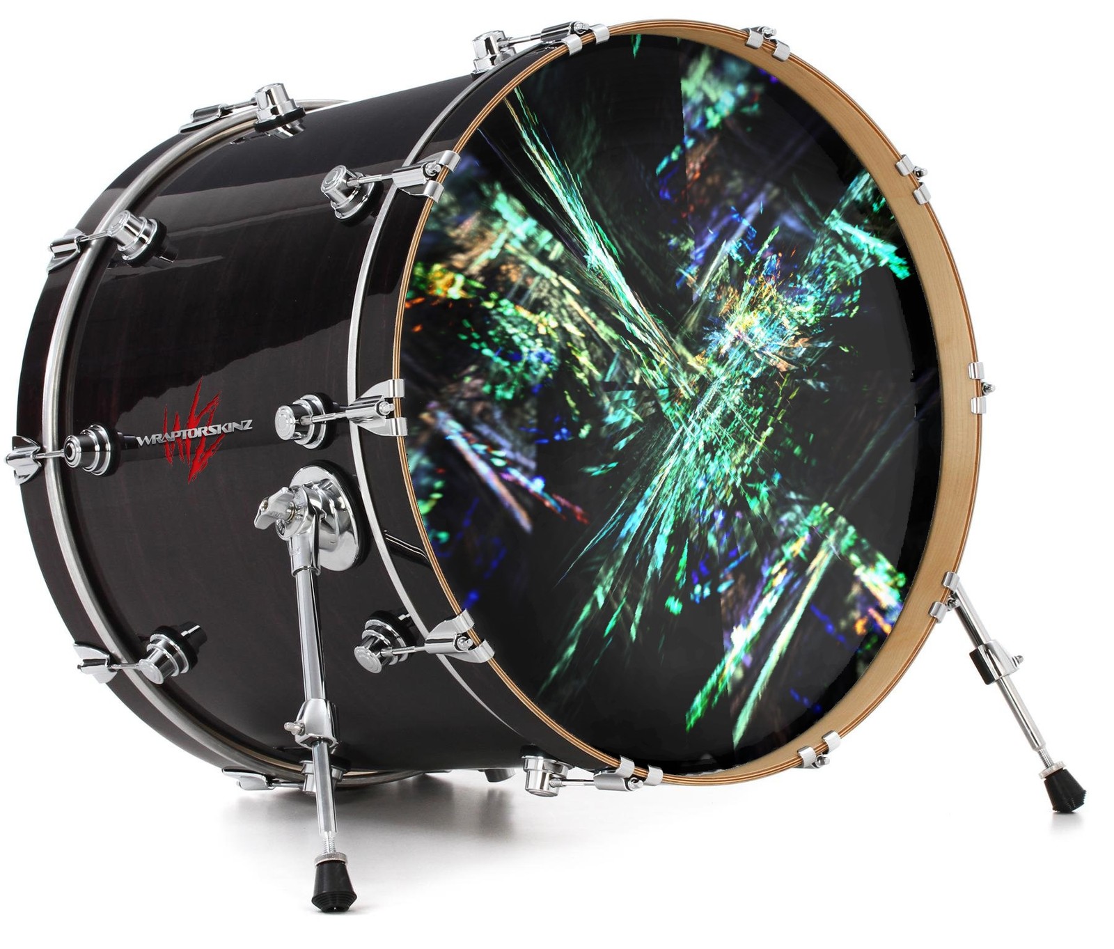 Vinyl Decal Skin for 20" Bass Kick Drum Head Akihabara