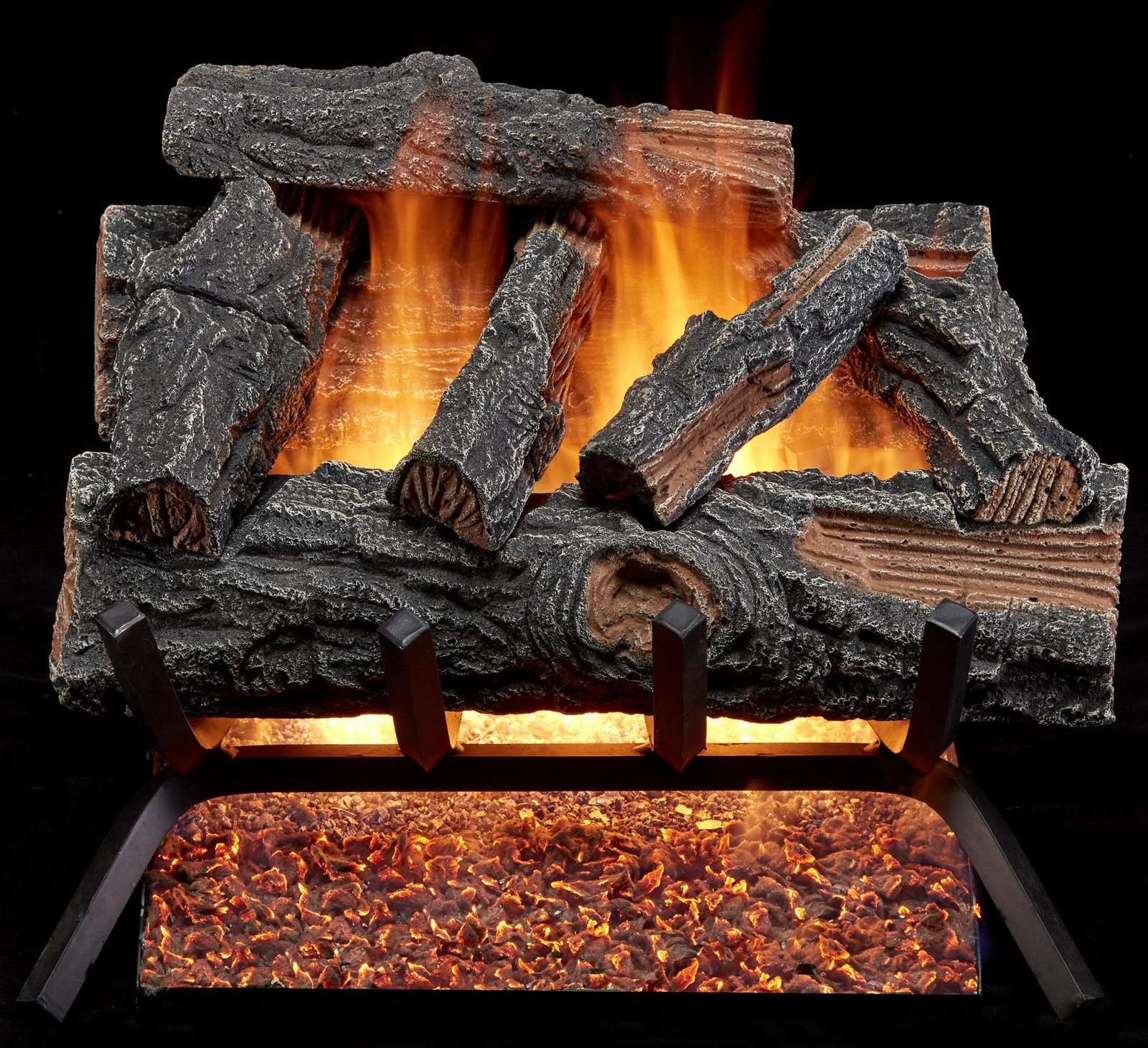 Duluth Forge MO18HVL 45,000 BTU Natural Gas Log Set Fireplace