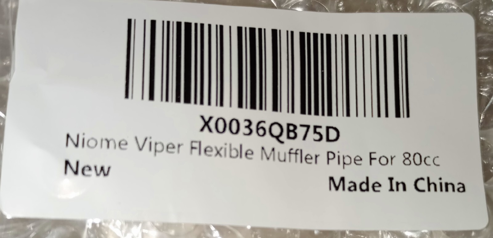 Niome Viper Flexible Muffler Pipe For 80cc