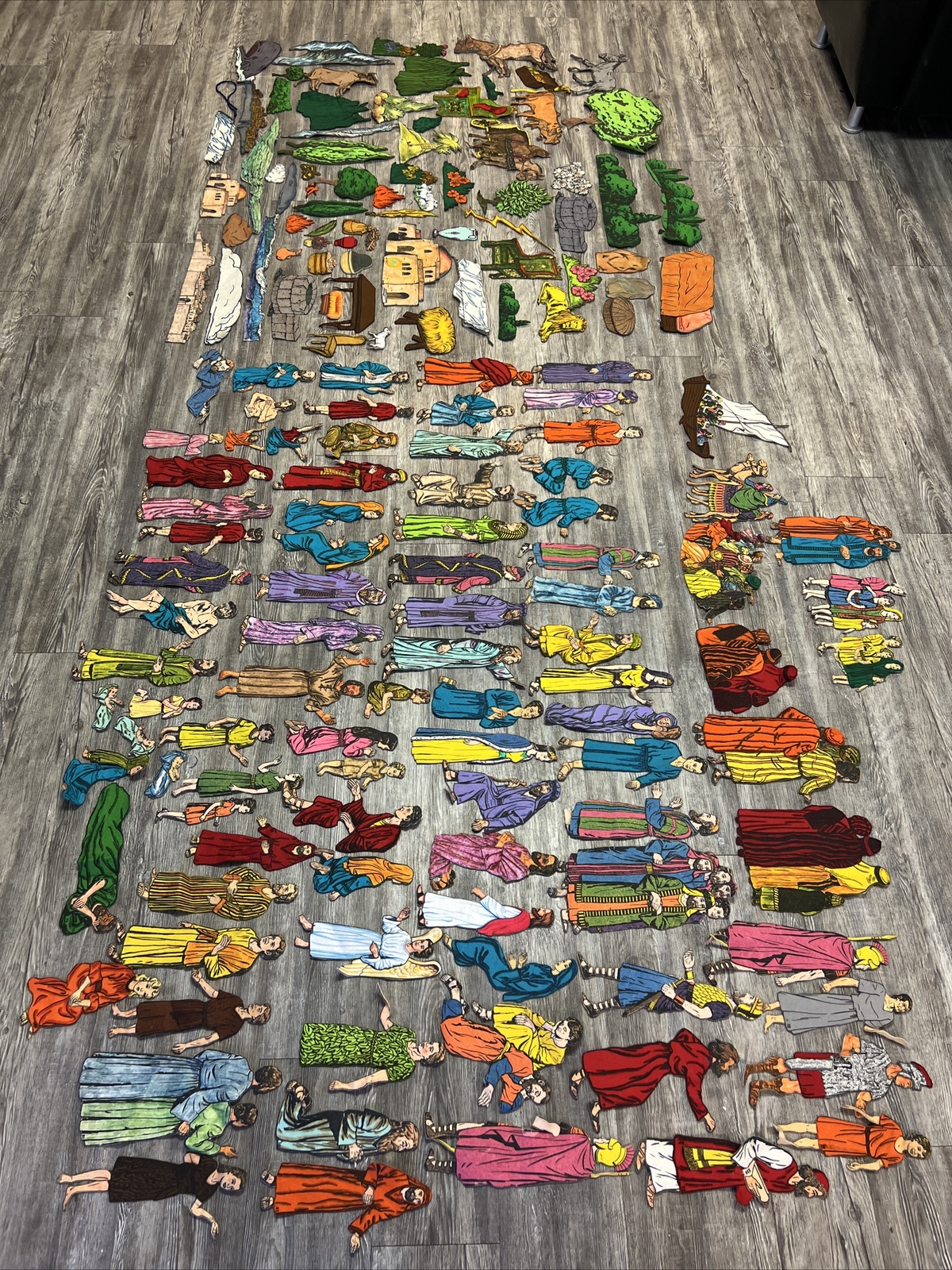 Bible School Jesus Christ Betty Lukens Felt Flannel Lot Teaching Tools Christian