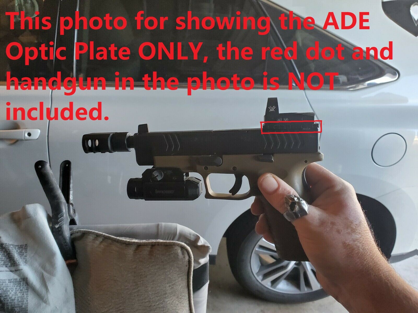 Springfield Non-OSP Hellcat Mount Plate FOR Vortex Venom,BURRIS FASTFIRE Red Dot