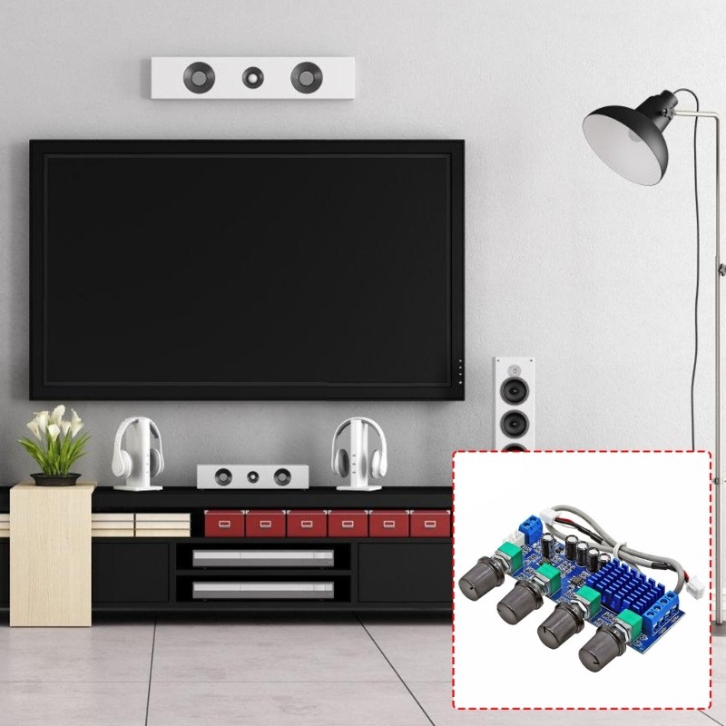 Stereo Amplifier Board for Compactly Customize Music Projects Passive Speakers