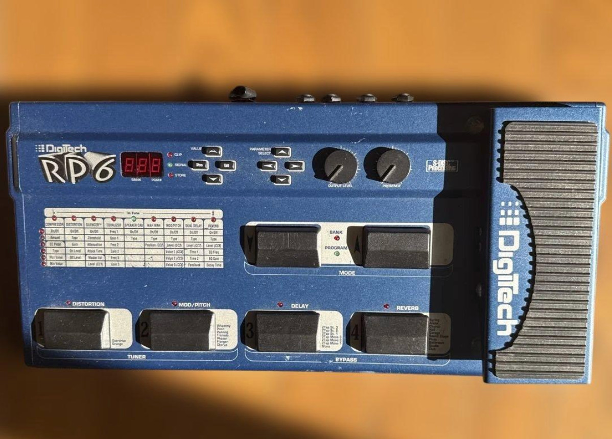 Digitech RP6 Guitar Multi-Effects Processor free shipping