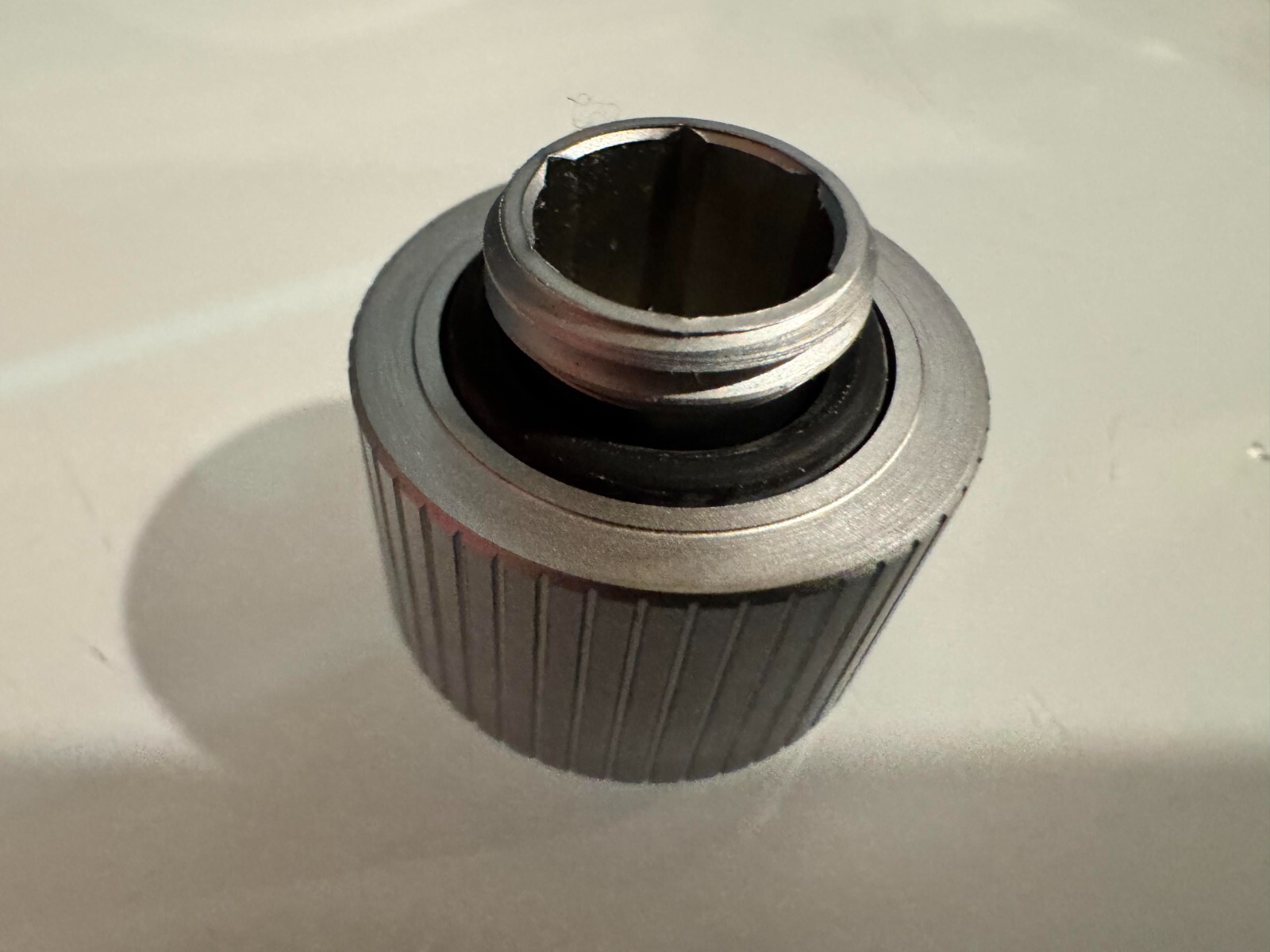 EKWB EK-Quantum Torque Extender Static, MF 14, Satin Titanium