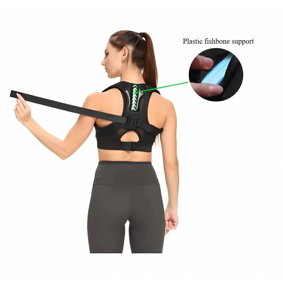 Adjustable Posture Corrector Back Shoulder Support Correct Brace Belt Men Women