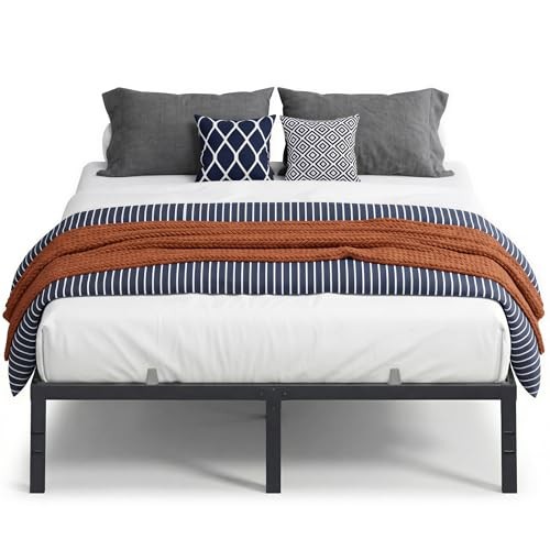 VASAGLE Metal Bed Framees Tall, 1100 lb Weight Capacity, No Box Queen 14 Inch