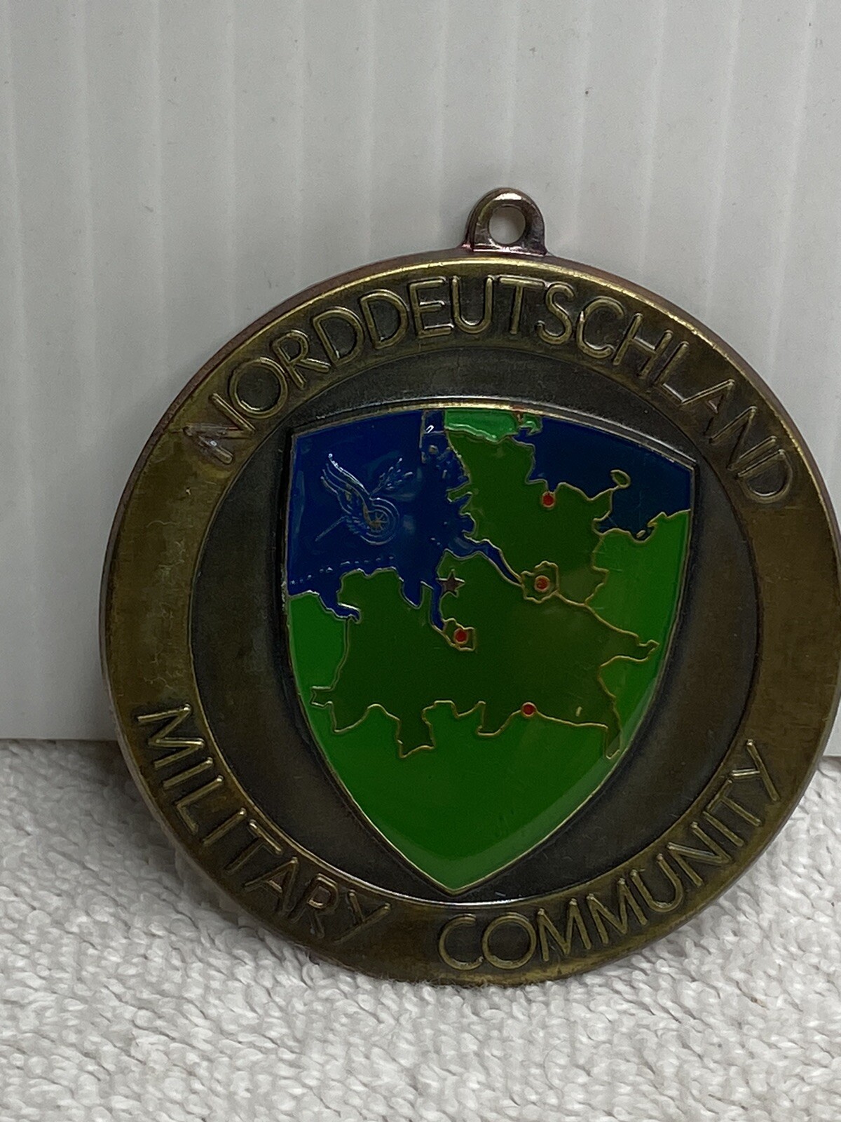 Norddeutschland Military Community 1985 Challenge Coin For Outstanding Volunteer