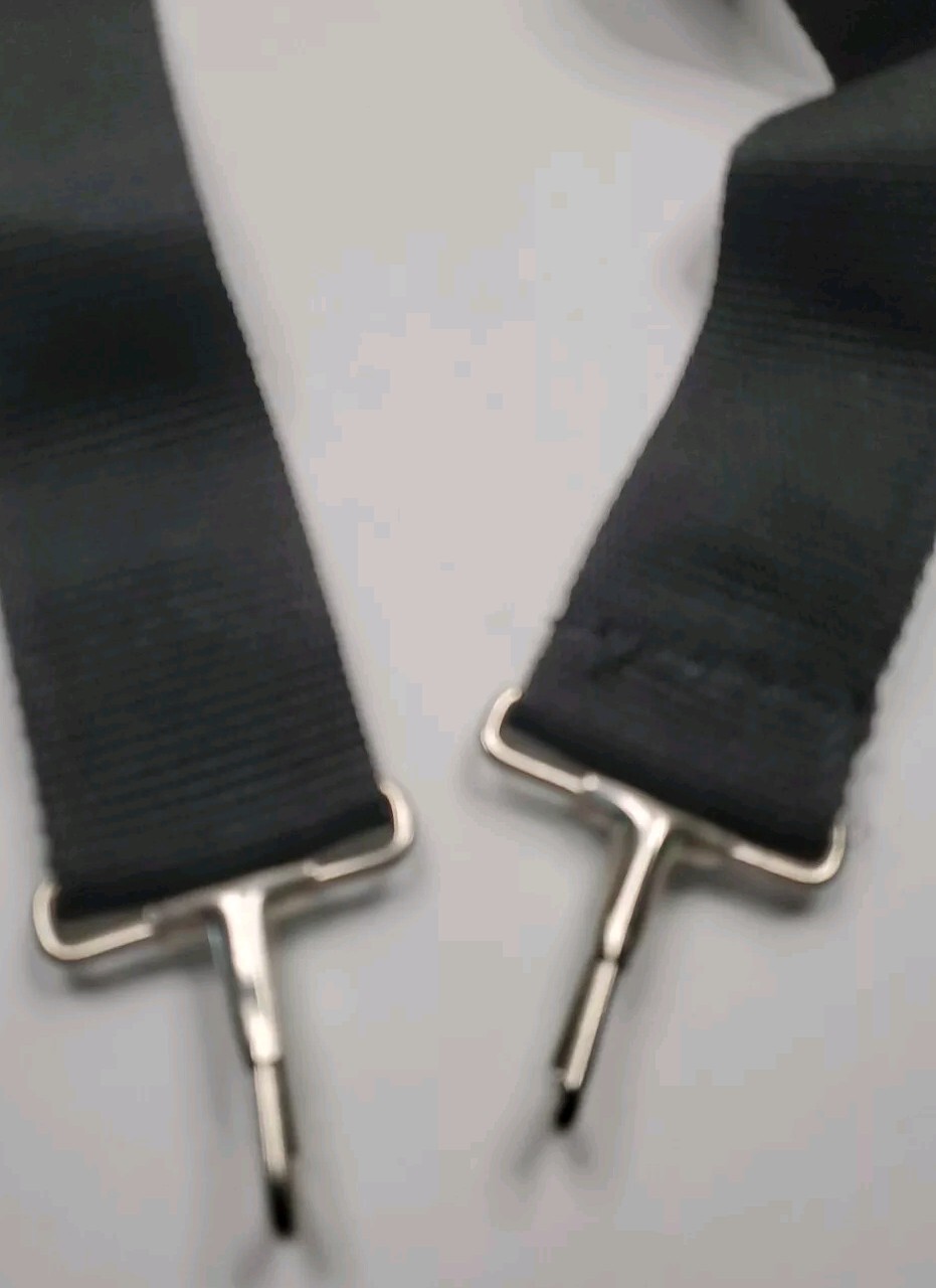 Strap Only 29" Adjustable Black Canvas 1.5" Wide